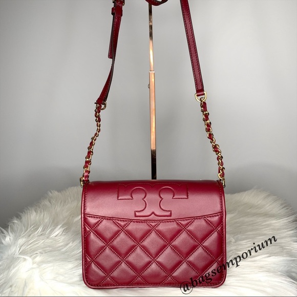 Tory Burch Leather Quilted Crossbody Bag - Picture 11 of 15